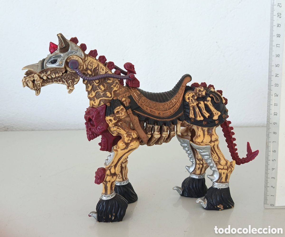 Figuras de acci&oacute;n: Skeleton Warriors caballo figura acci&oacute;n mu&ntilde;eco vintage