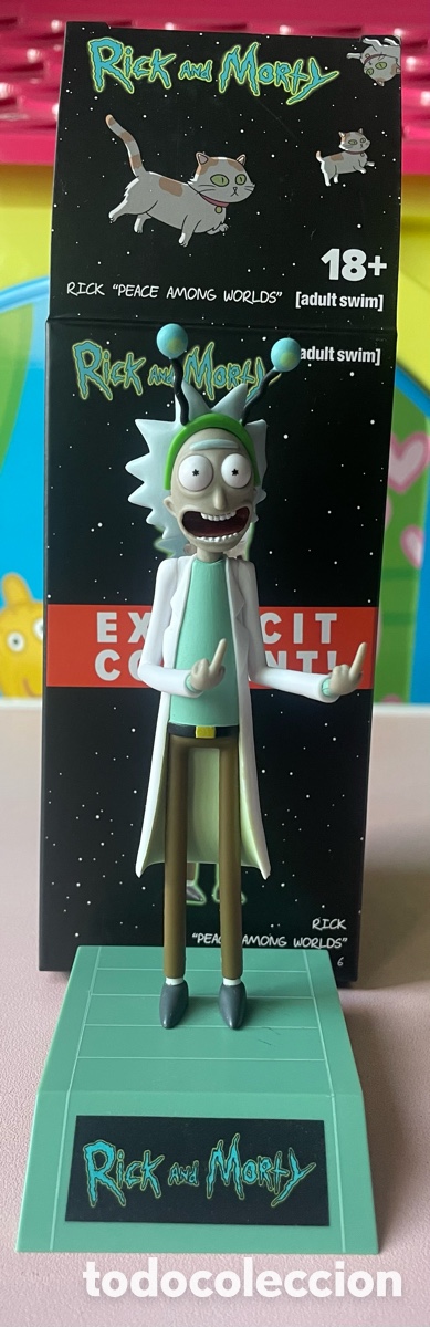 Figuras de acci&oacute;n: Figura Rick Sanchez &rdquo;Peace Among Worlds&rdquo; - Loot Crate 2017 - Rick and Morty
