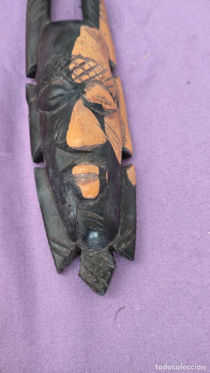 Figuras de acci&oacute;n: figura africana madera noble - Foto 2
