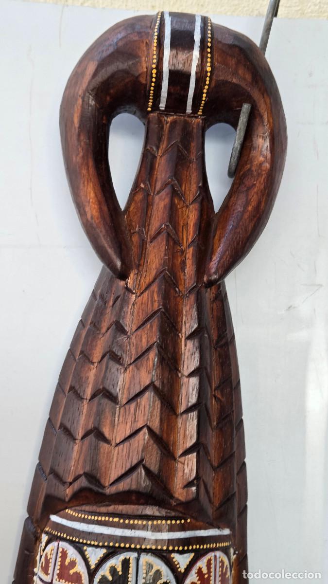 Figuras de acci&oacute;n: mascara africana de madera noble - Foto 5