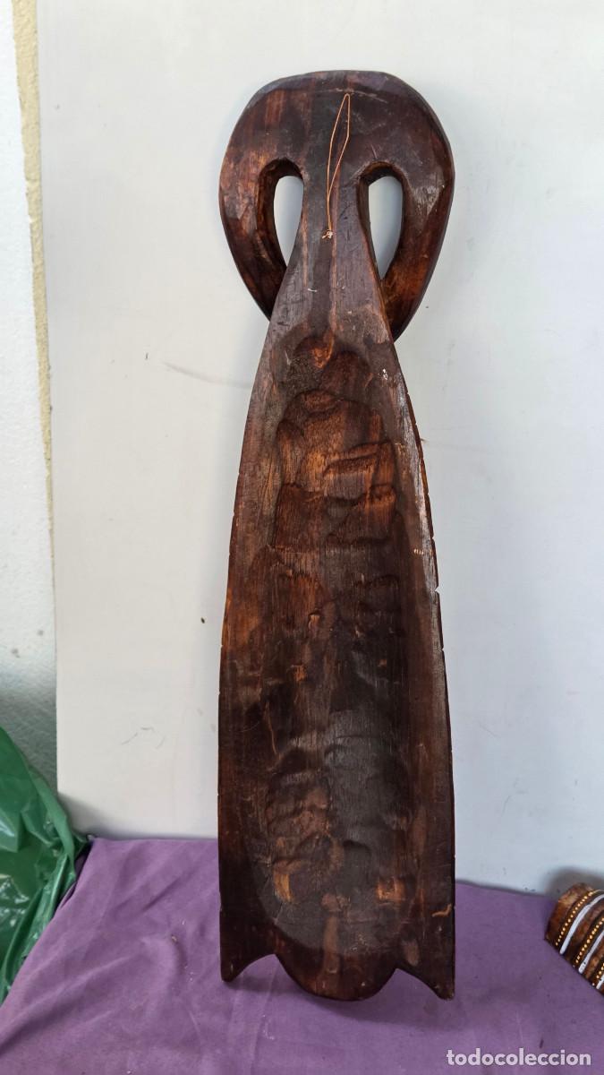 Figuras de acci&oacute;n: mascara africana de madera noble - Foto 6
