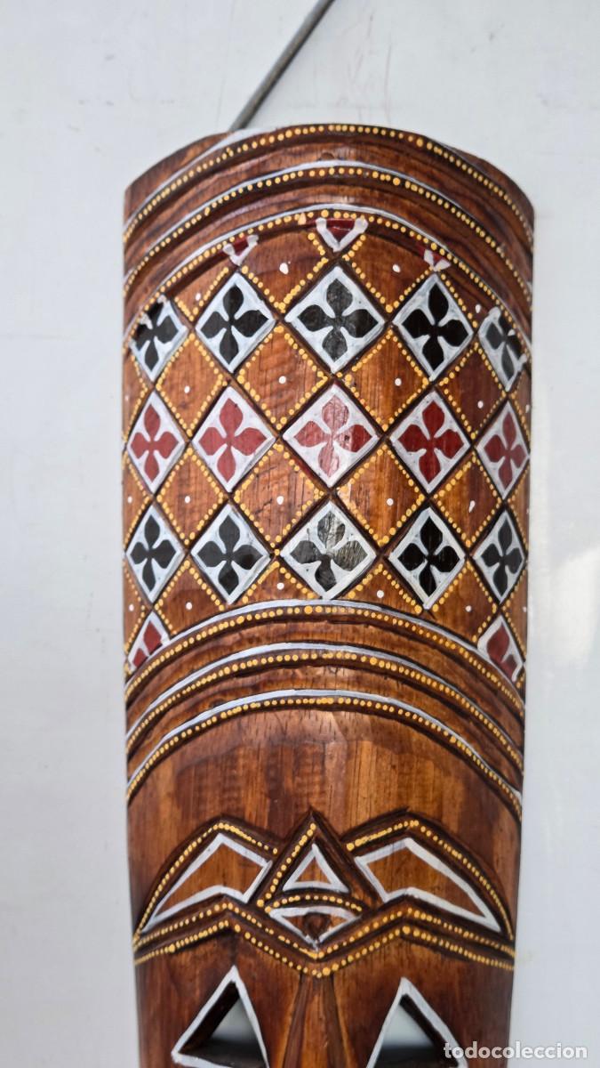 Figuras de acci&oacute;n: mascara africana de madera noble - Foto 5