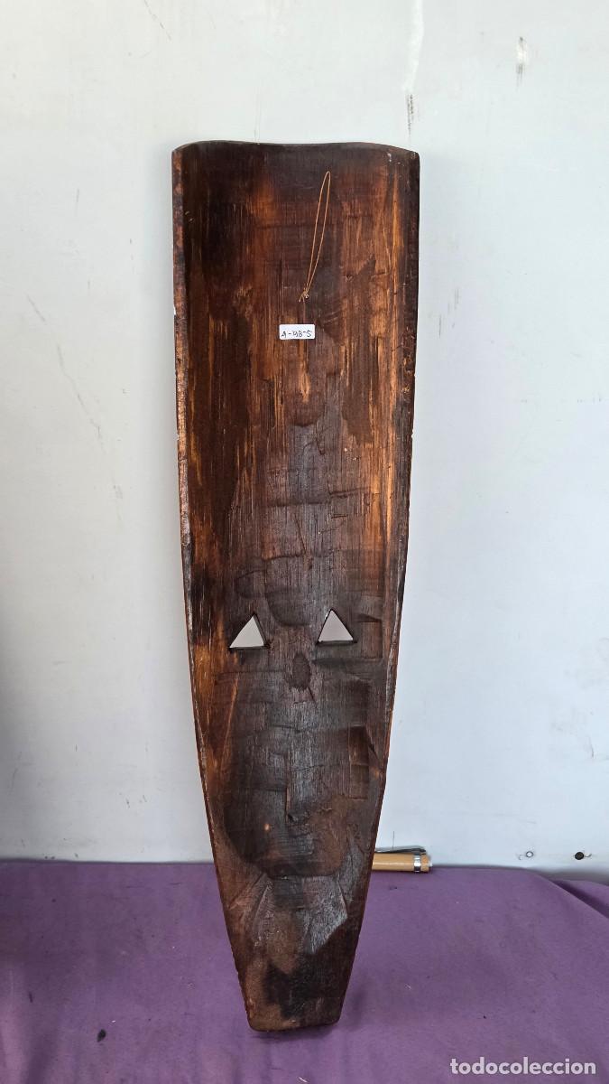 Figuras de acci&oacute;n: mascara africana de madera noble - Foto 6