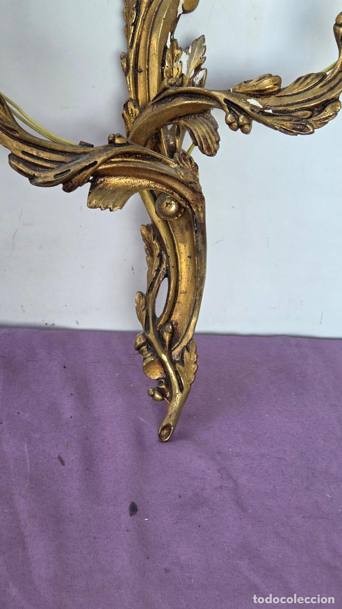 Figuras de acci&oacute;n: aplique de metal dorado - Foto 2