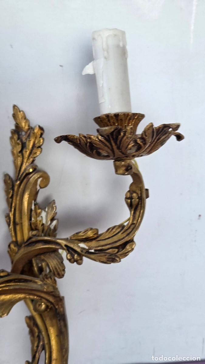Figuras de acci&oacute;n: aplique de metal dorado - Foto 4