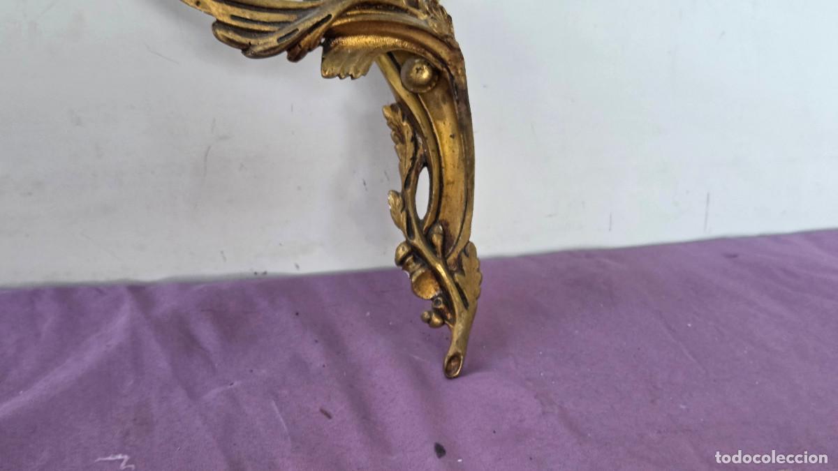 Figuras de acci&oacute;n: aplique de metal dorado - Foto 5