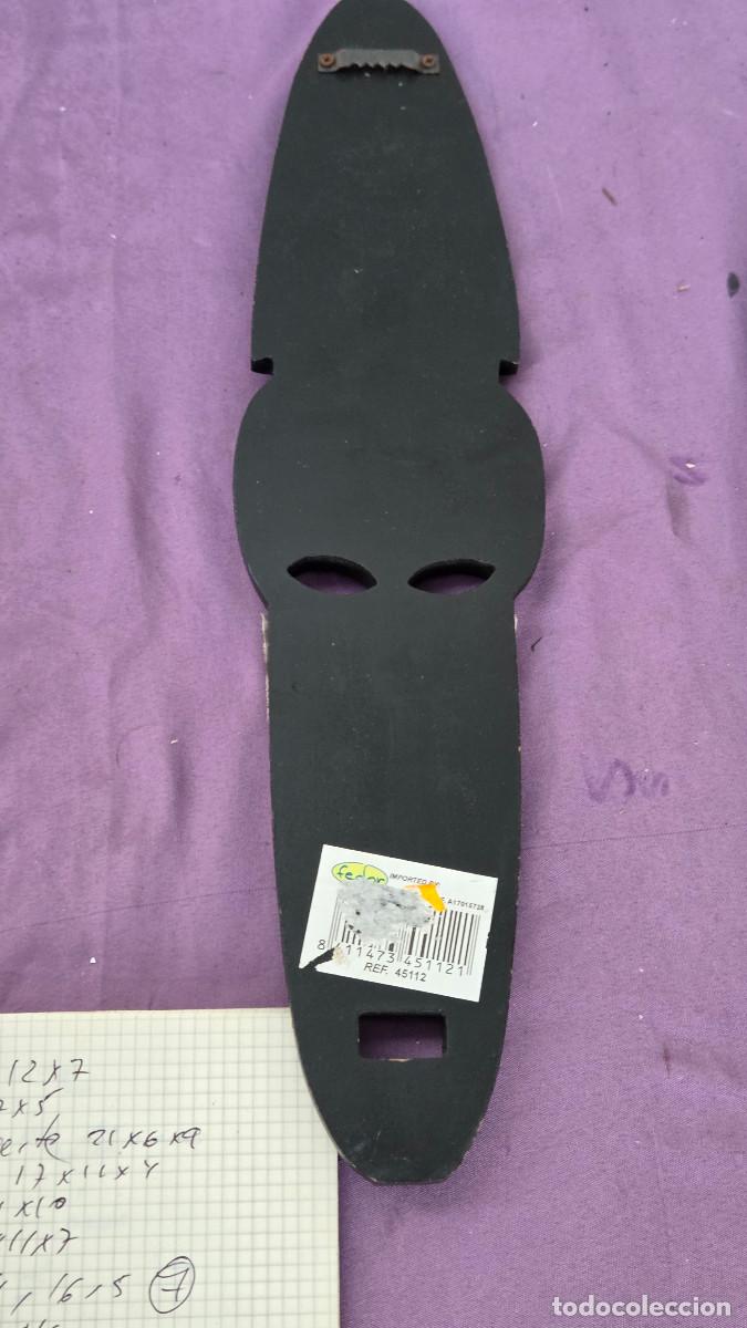 Figuras de acci&oacute;n: mascara africana de madera noble - Foto 5