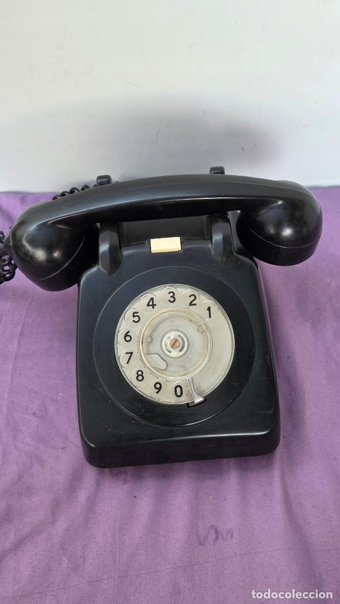 Figuras de acci&oacute;n: telefono vintage en negro