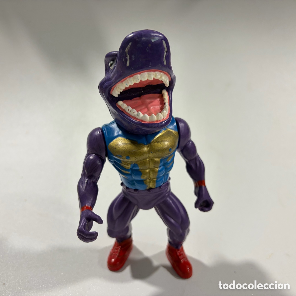 Figuras de acci&oacute;n: Figura mu&ntilde;eco Mighty Sharks Mannix Street Sharks Knock Off Bootleg a&ntilde;os 90