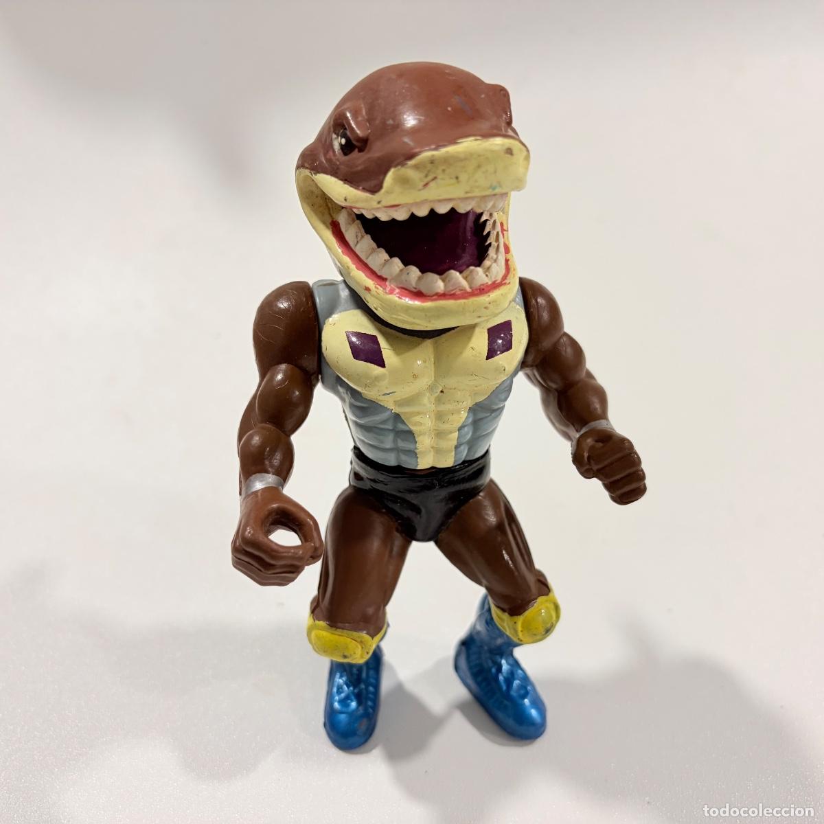 Figuras de acci&oacute;n: Figura mu&ntilde;eco Mighty Sharks Mannix Street Sharks Knock Off Bootleg a&ntilde;os 90