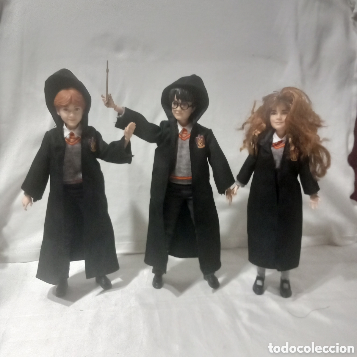 Figuras de acci&oacute;n: 3&times;FIGURAS HARRY POTTER y SUS AMIGOS:HERMIONE GRANGER y RON WEASLEY(MATTEL 27cm excelente estado )