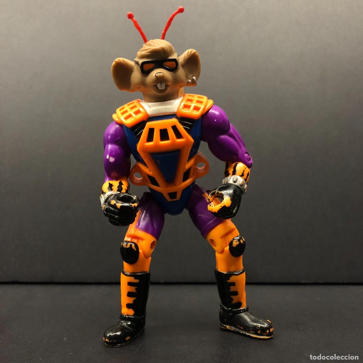 Figuras de acci&oacute;n: FIGURA DE ACCION - THROTTLE - BIKER MICE FROM MARS - GALOOB - 1995 - 14 X 6,5 CM / 4