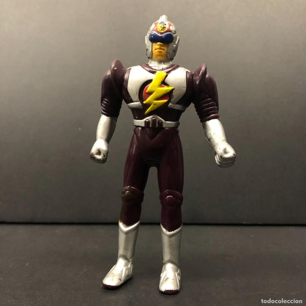 Figuras de acci&oacute;n: FIGURA DE ACCION - MEGA POWER FIGHTER MORADO - CHAP MEI - 12 X 5,5 CM / 17