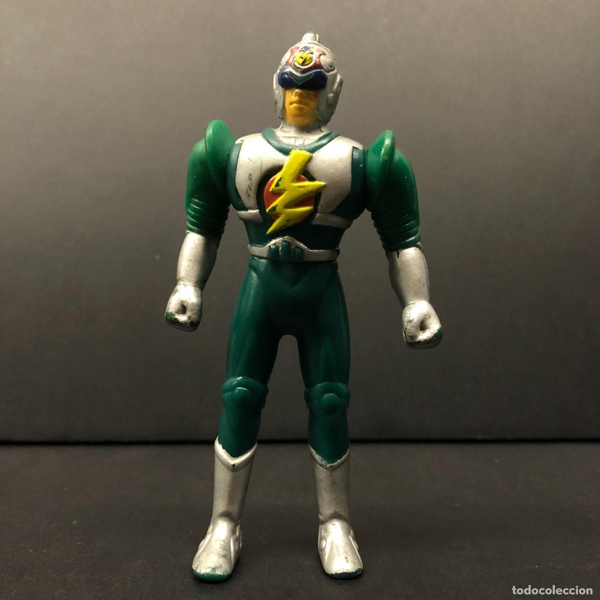 Figuras de acci&oacute;n: FIGURA DE ACCION - MEGA POWER FIGHTER VERDE - CHAP MEI - 11,5 X 5,5 CM / 20