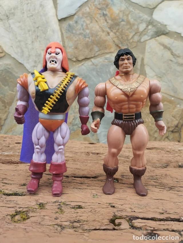 Figuras de acci&oacute;n: Lote John Blackstar & Kadray galoob vintage