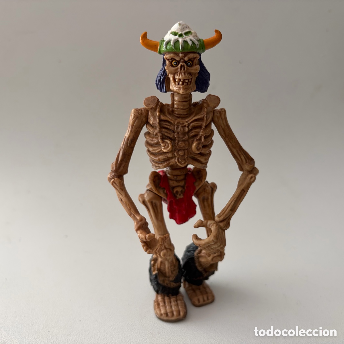 Figuras de acci&oacute;n: Figura mu&ntilde;eco Skeleton Fighter Mannix a&ntilde;os 90 esqueleto vikingo bootleg
