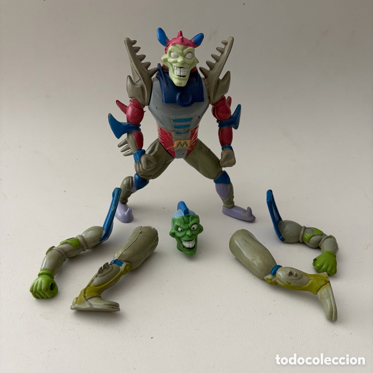 Figuras de acci&oacute;n: Figura mu&ntilde;eco The Mask Kamikaze Commandos Toy Island 1997 con accesorios