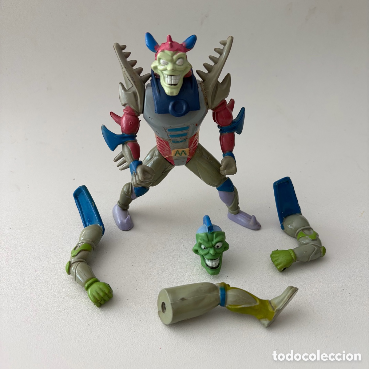 Figuras de acci&oacute;n: Figura mu&ntilde;eco The Mask Kamikaze Commandos Toy Island 1997 con accesorios