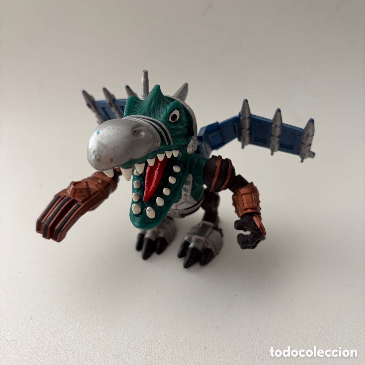 Figuras de acci&oacute;n: Figura mu&ntilde;eco Spike Dinosaur Mighty Warsaurus Star Force Chap Mei 1996