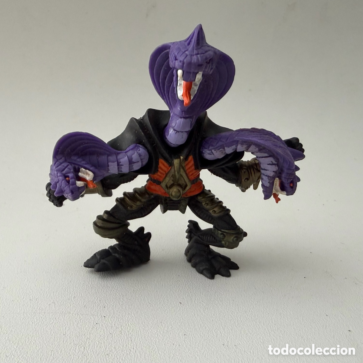 Figuras de acci&oacute;n: Figura mu&ntilde;eco Tri-Tremis Chap Mei Wizard&rsquo;s Magic 1995 tres serpientes 8 cm