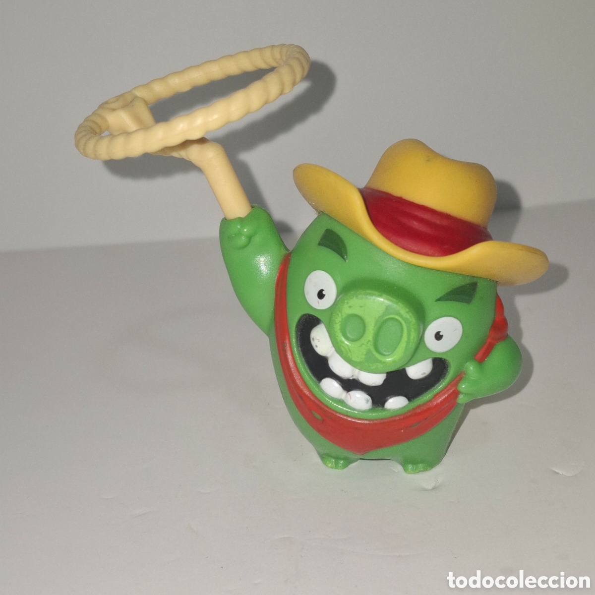Figuras de acci&oacute;n: LASSO PIG FIGURA PROMOCIONAL HAPPY MEAL MCDONALD'S PREMIUM MCDONALDS 2016 UNGRY BIRDS