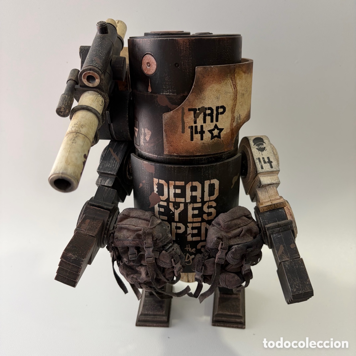 Figure di azione: Figura mu&ntilde;eco ThreeA 3A Ashley Wood WWRp Large Martin Iron Panda World War Robot 23 cm
