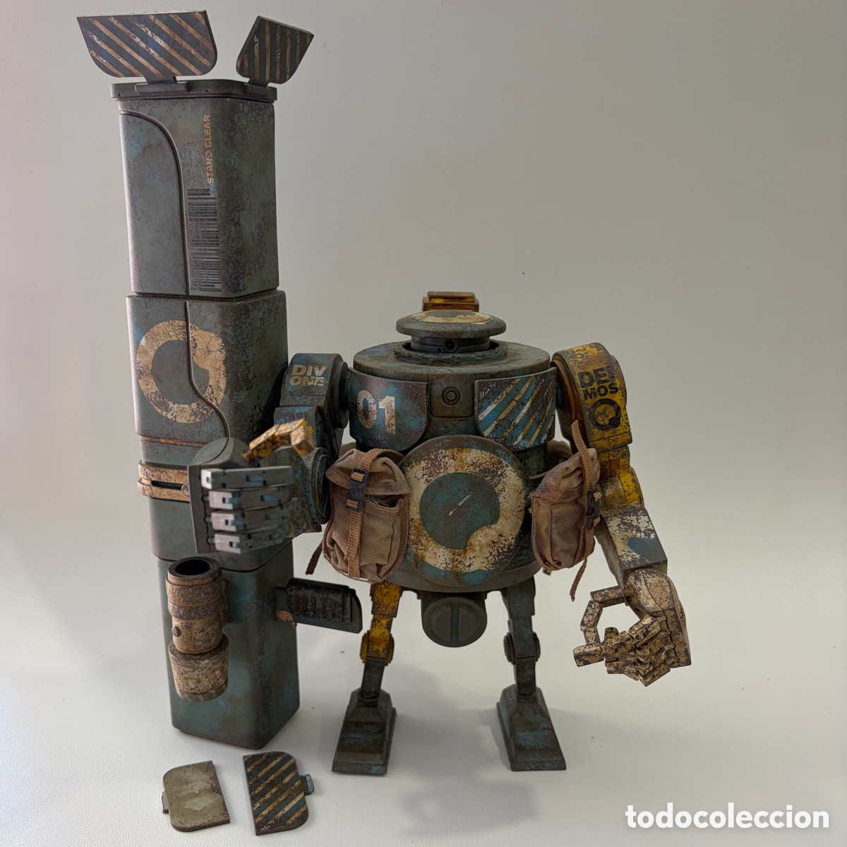 Figuras de acci&oacute;n: Ashley Wood ThreeA 3A Toys WWR Deimos Heavy Bramble 1/6 World War Robot 18 cm
