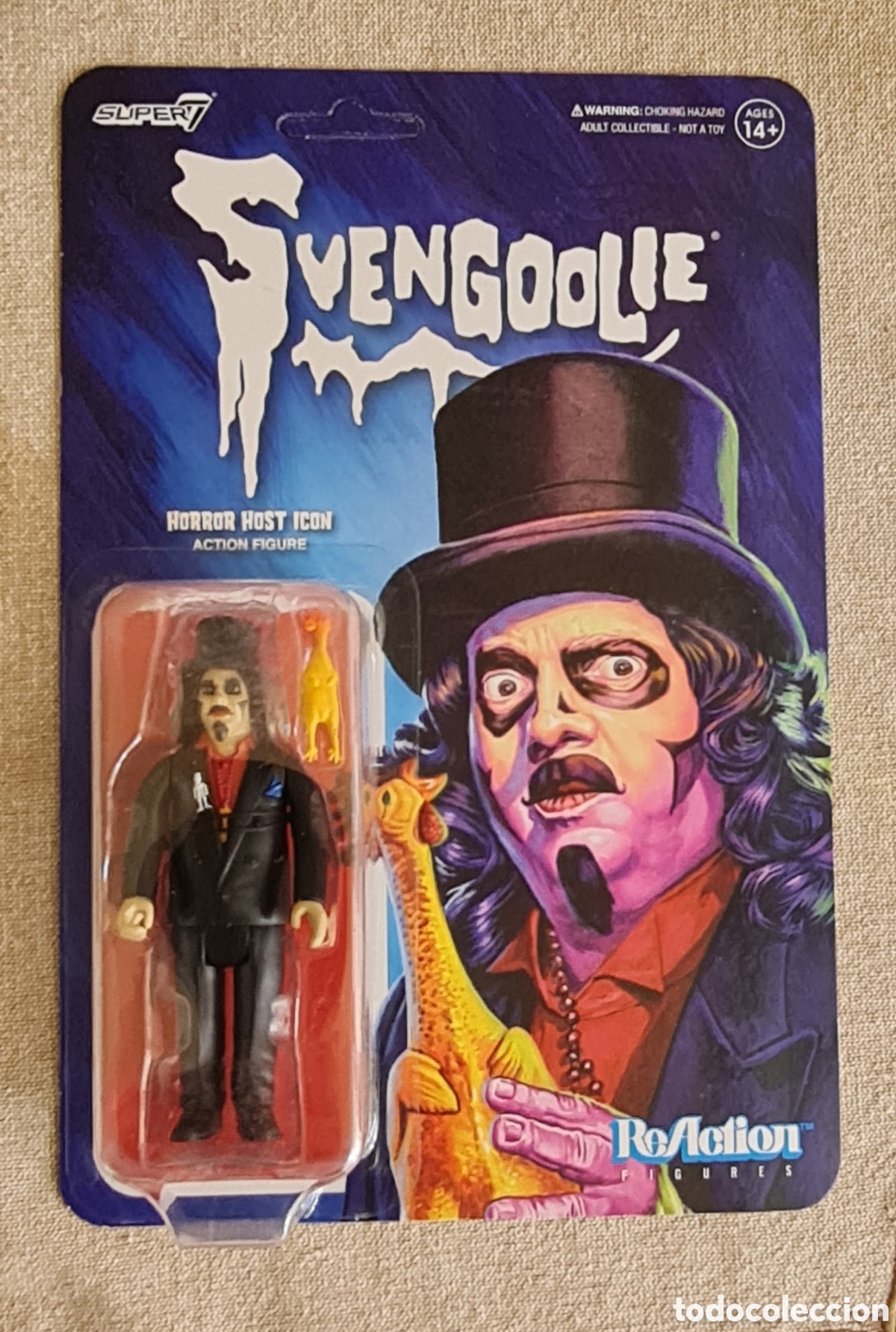 Figurines d'action: Svengoolie Reaction Super7 3.75&rdquo; Monsters Unpunched Mint