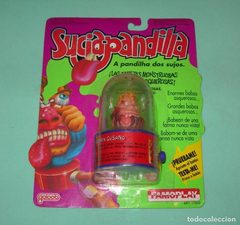 Figuras de acci&oacute;n: - SUCIA PANDILLA - FIGURA HERMAN GUSANO EN BLISTER SIN ABRIR - ORIGINAL FAMOSA / GALOOB -