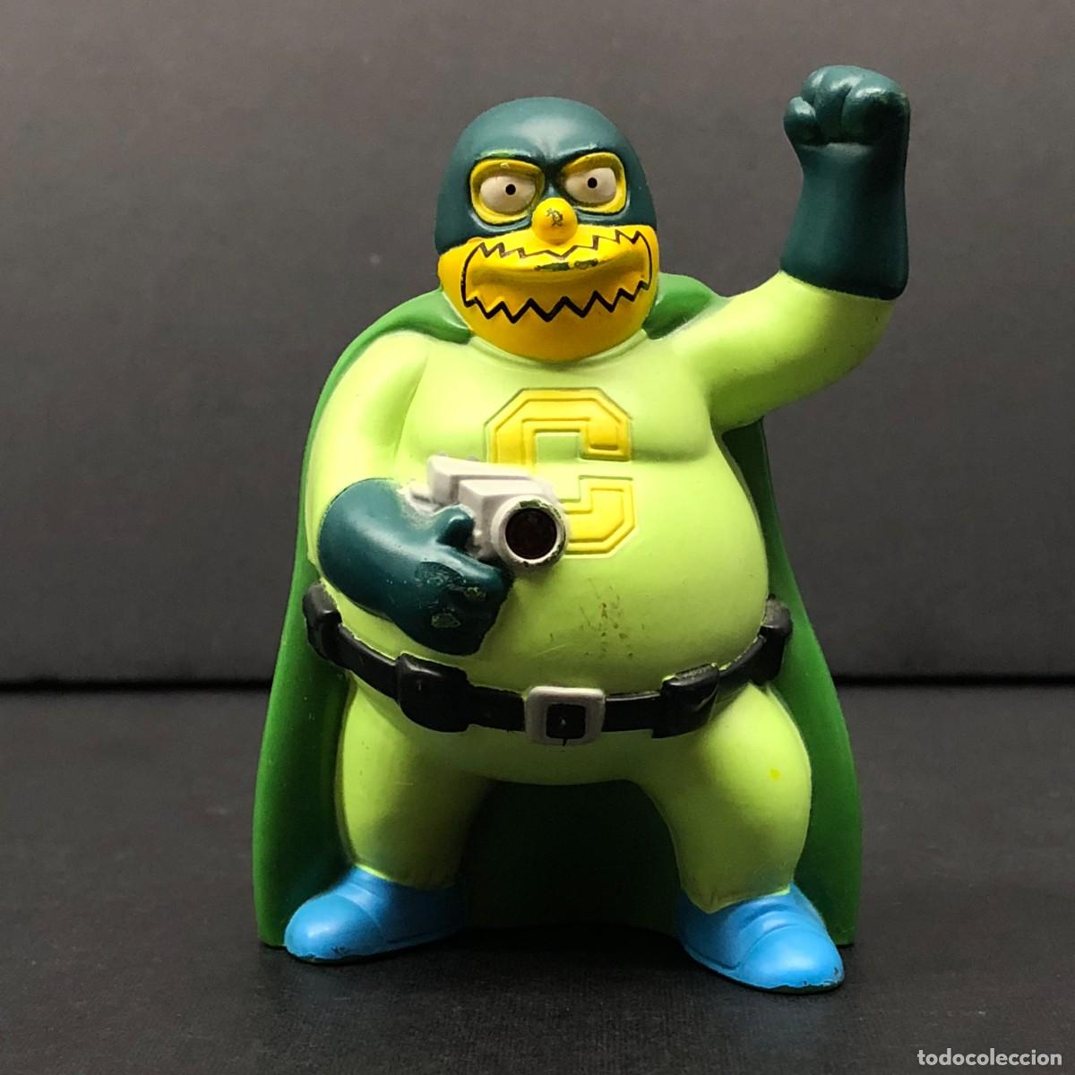 Figuras de acci&oacute;n: FIGURA DE PVC - JEFF ALBERTSON - EL COLECCIONISTA - LOS SIMPSON - BURGER KING - 9 X 6 CM / 77