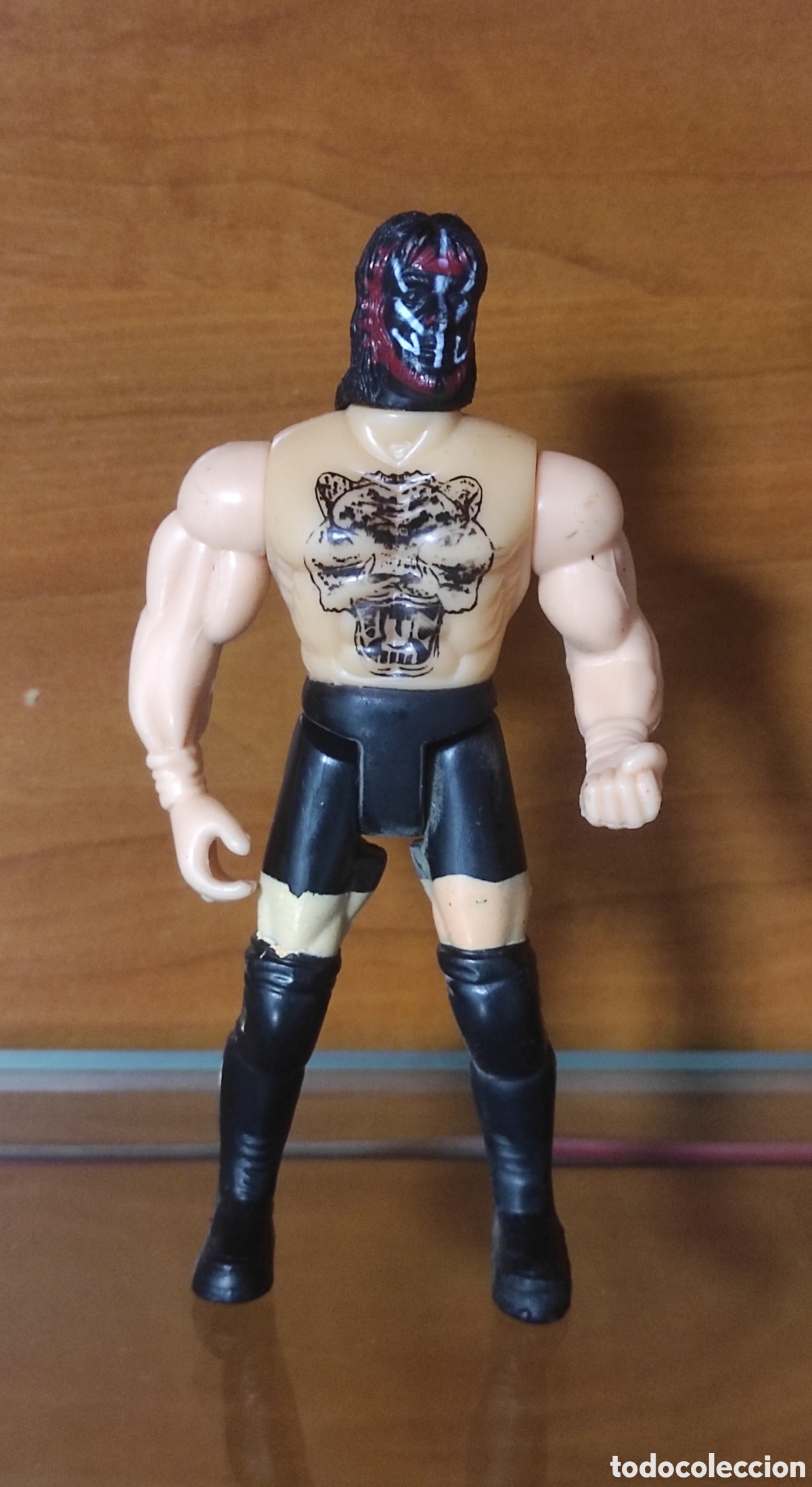Figuras de acci&oacute;n: BOOTLEG LUCHADOR DE LUCHA LIBRE/PRESSING CATCH - A&Ntilde;OS 90,