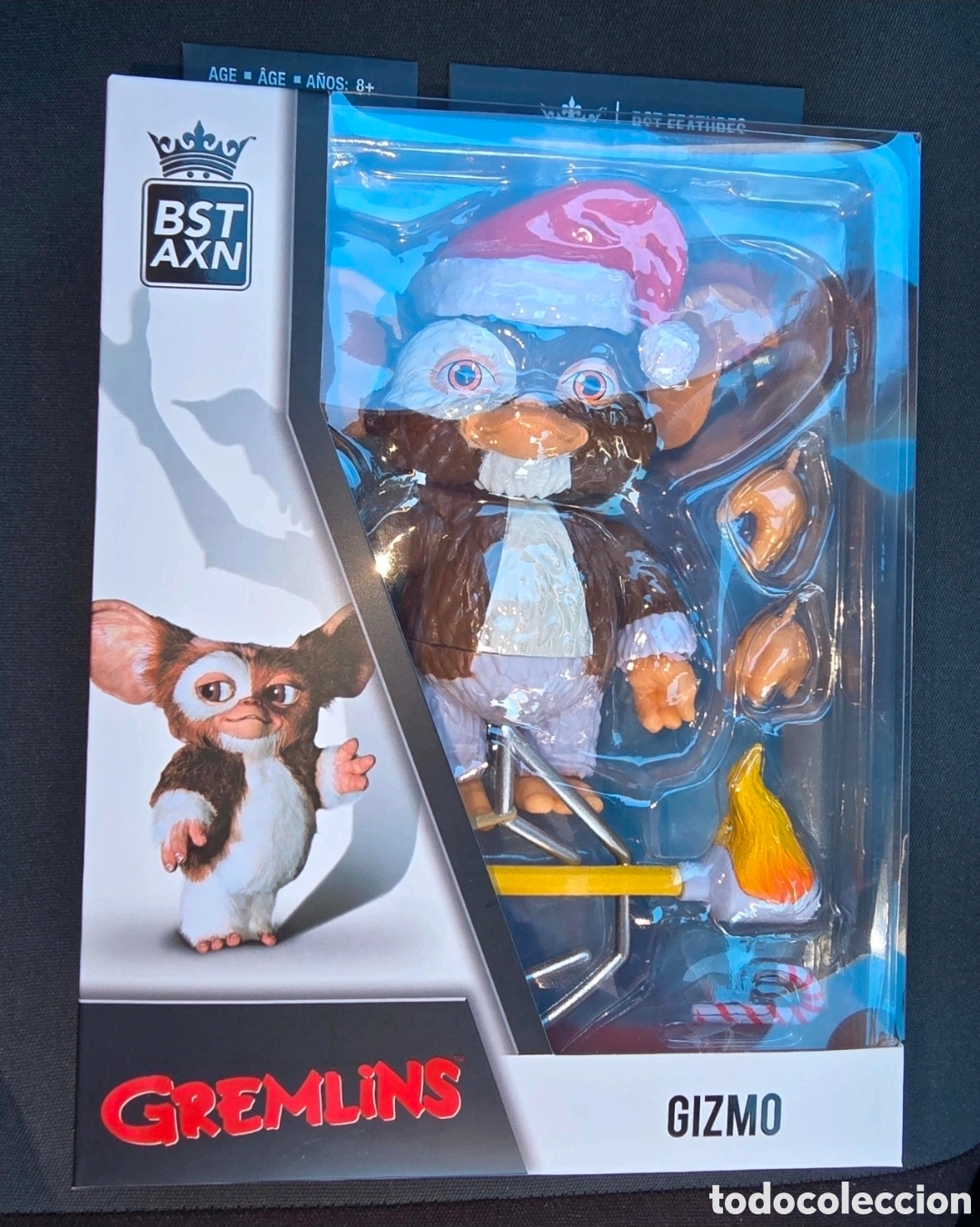 Figuras de acci&oacute;n: Figura Gizmo Gremlins BST AXN Navidad en su blister