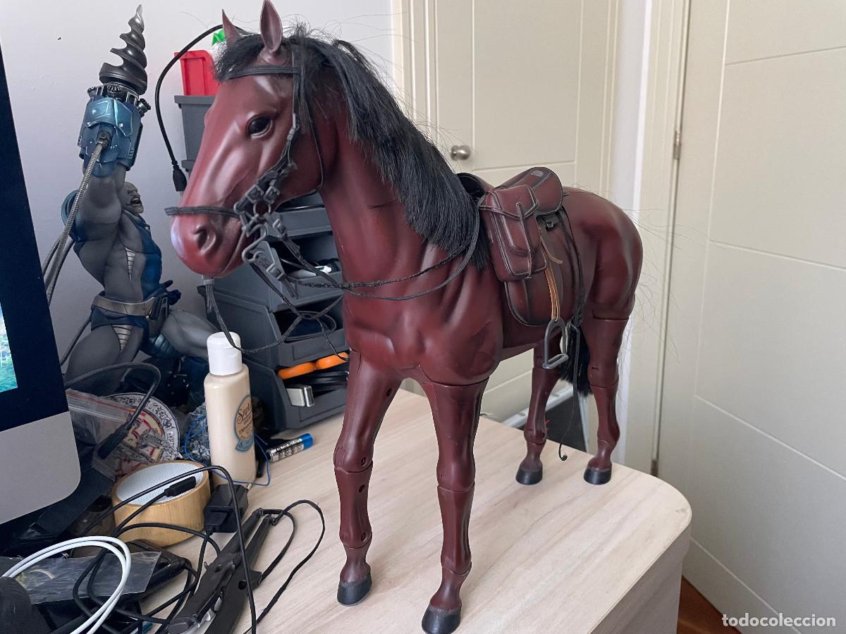 Figuras de acci&oacute;n: Dragon. Caballo con montura y herraje escala 1/6. Perfecto estado.