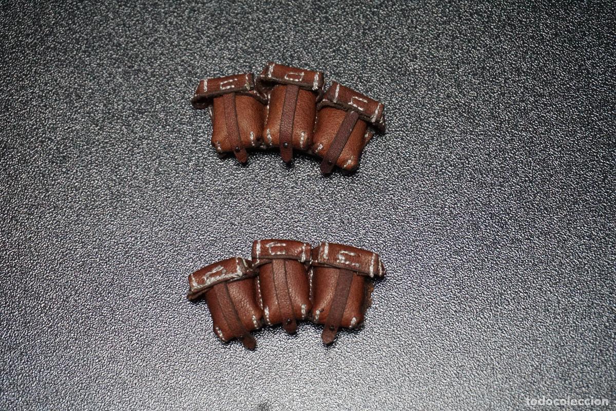 Figuras de acci&oacute;n: Calt-Tek 1/6 Cartucheras M1909 de cuero marr&oacute;n (capacidad: 120 cartuchos)