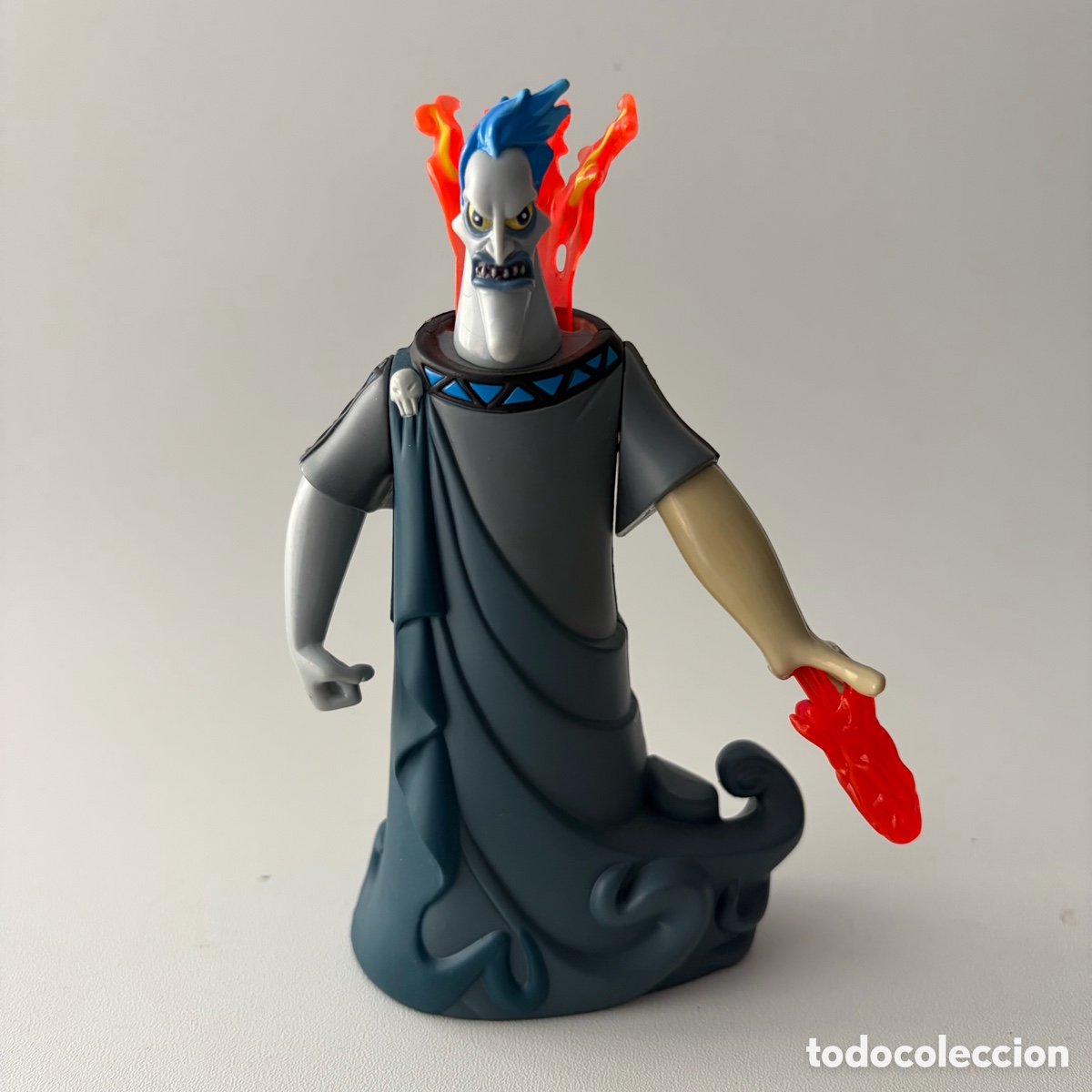 Figuras de acci&oacute;n: figura mu&ntilde;eco hades h&eacute;rcules disney mattel 1997 fireball shooting con proyectil
