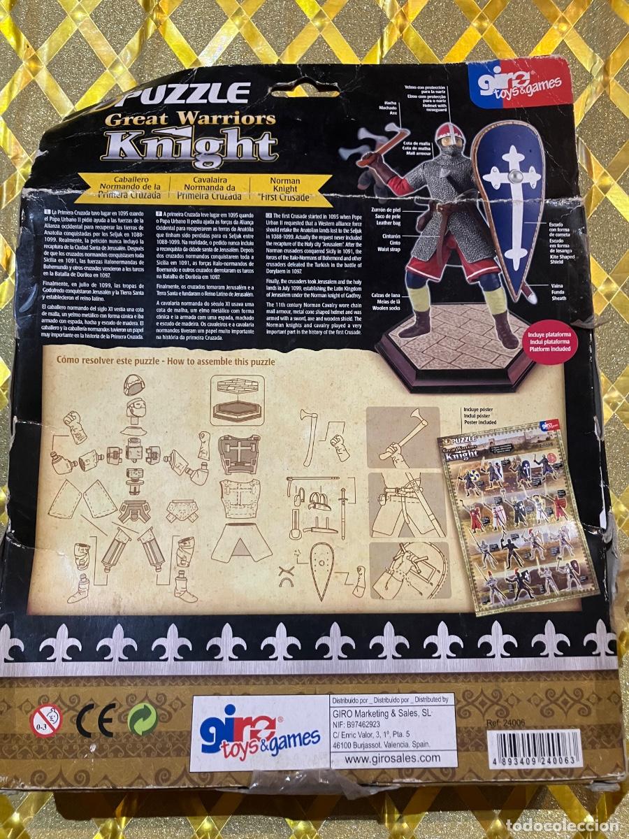 Figuras de acci&oacute;n: MU&Ntilde;ECO 3 D PUZZLE DE KNIGHT GREAT WARRIORS ! - Foto 2