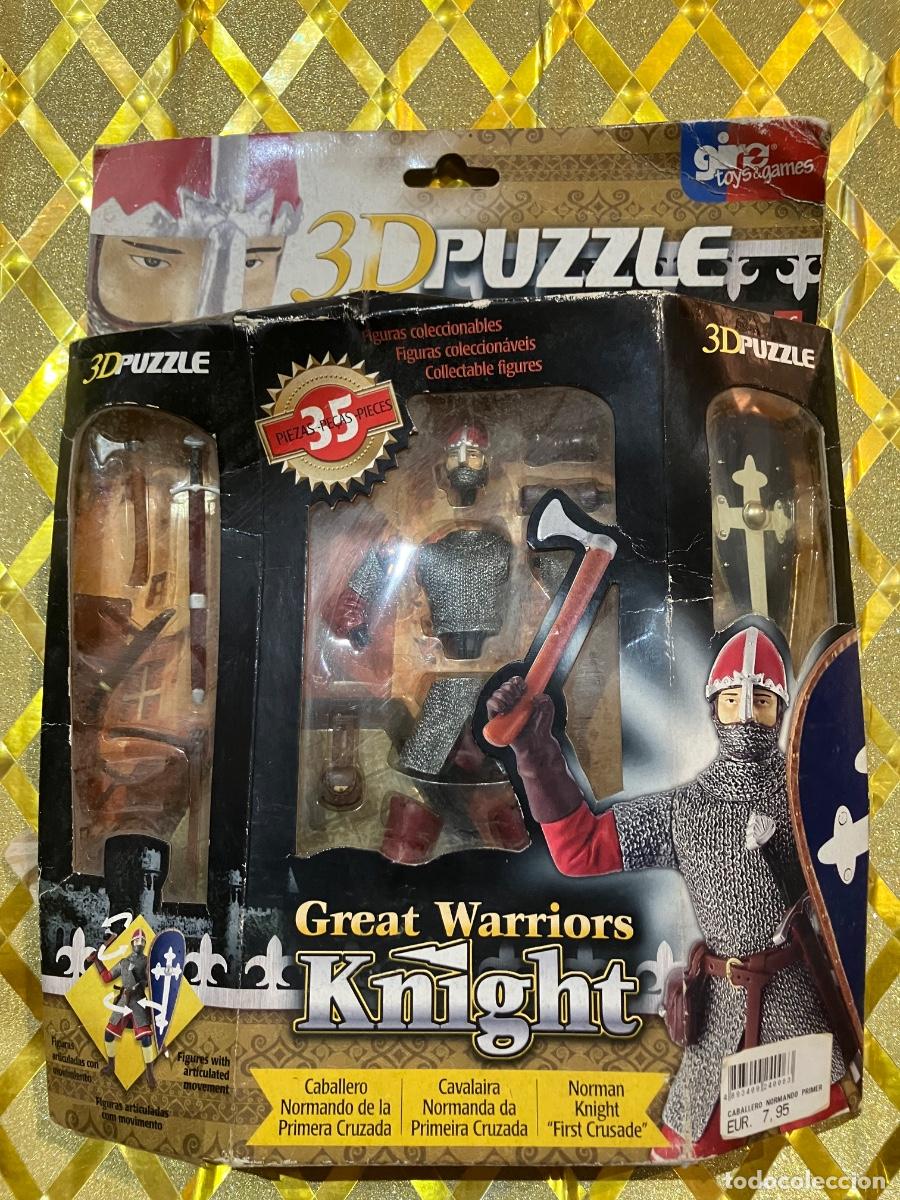 Figuras de acci&oacute;n: MU&Ntilde;ECO 3 D PUZZLE DE KNIGHT GREAT WARRIORS !