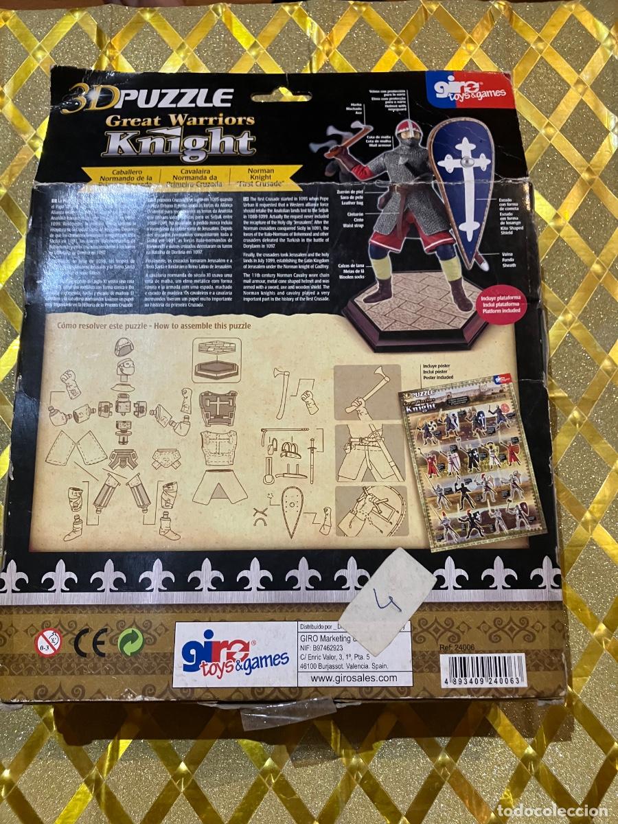 Figuras de acci&oacute;n: MU&Ntilde;ECO 3 D PUZZLE DE KNIGHT GREAT WARRIORS ! - Foto 2