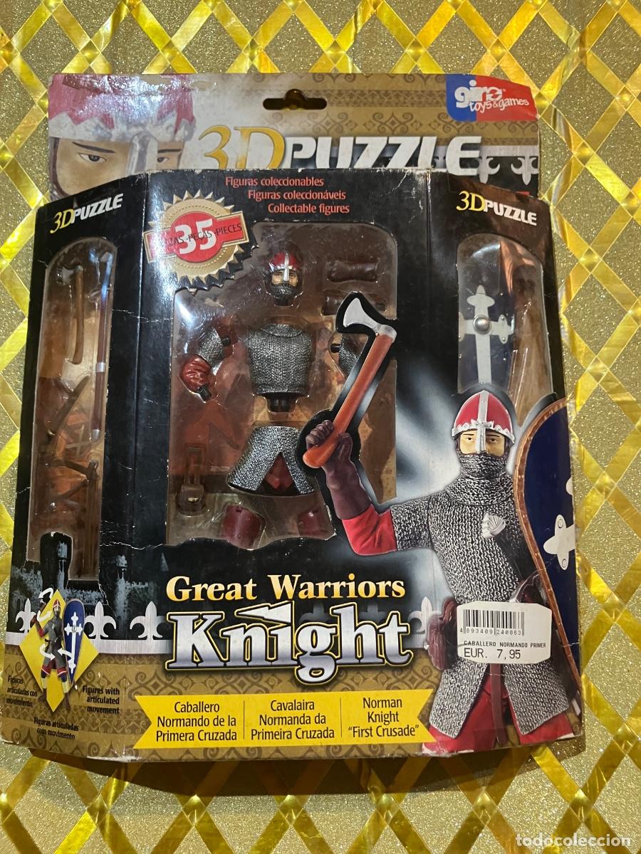 Figuras de acci&oacute;n: MU&Ntilde;ECO 3 D PUZZLE DE KNIGHT GREAT WARRIORS !