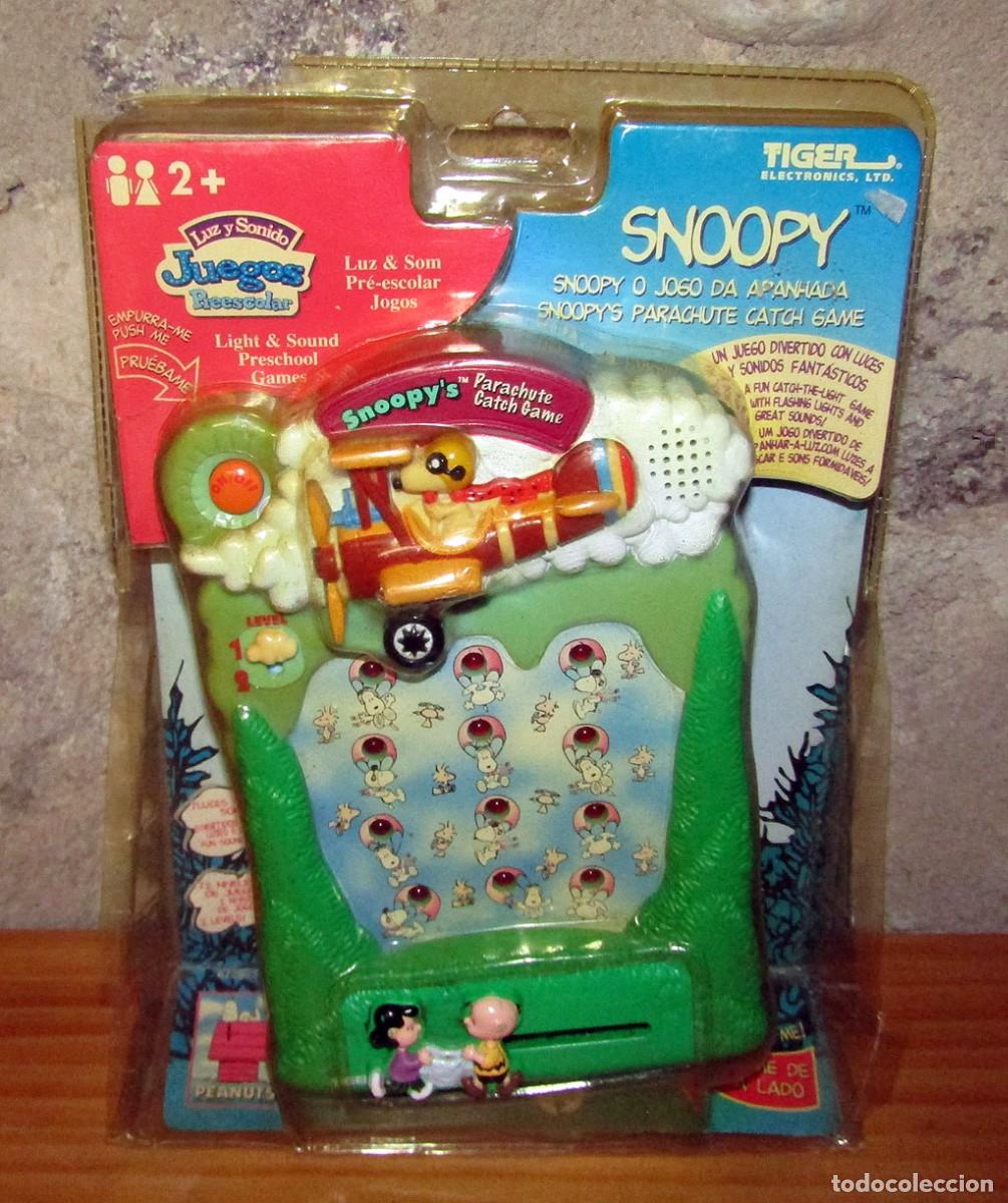 Figuras de acci&oacute;n: ANTIGUO JUEGO ELECTRONICO DE SNOOPY - TIGER Y HASBRO - NUEVO Y EN SU BLISTER - A&Ntilde;O 1999