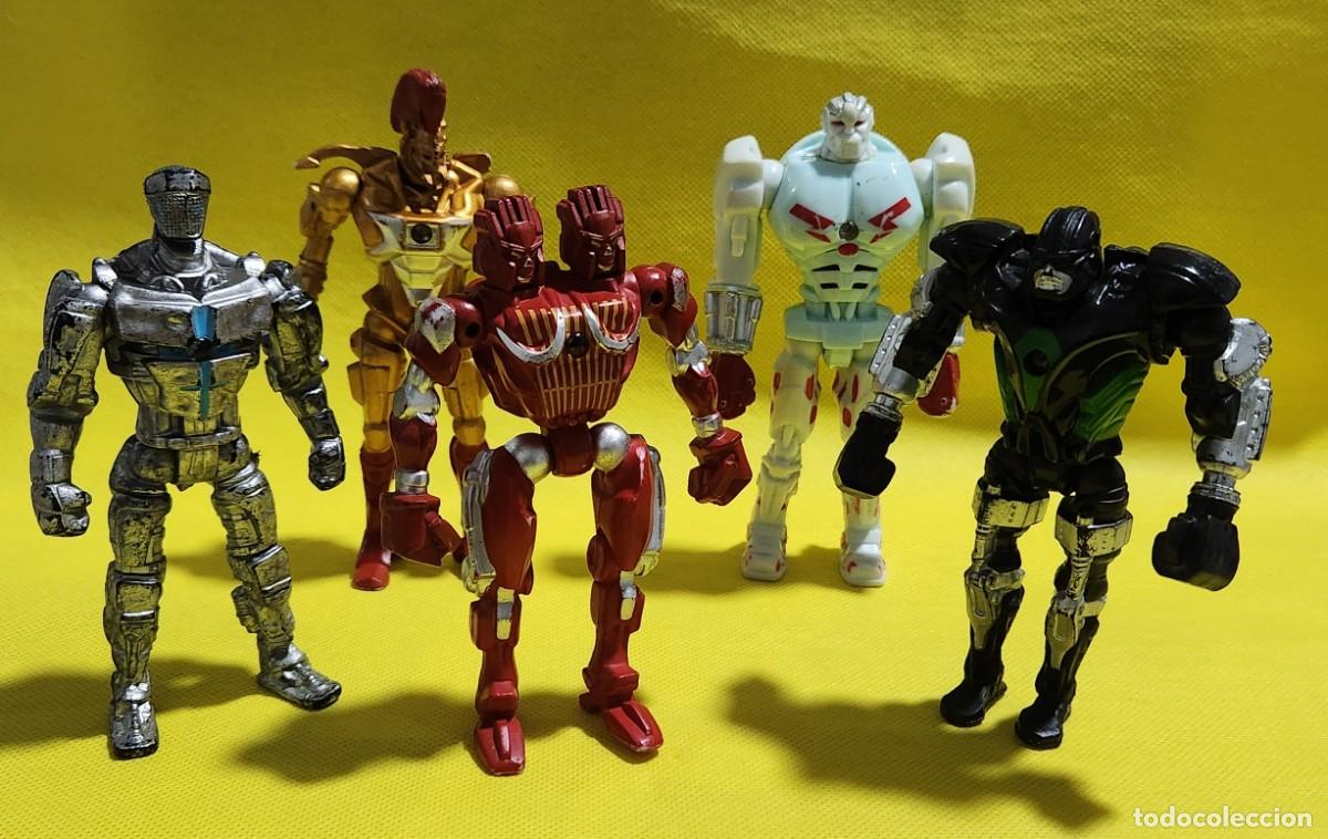 Figuras de acci&oacute;n: Jakks Pacific REAL STEEL - lote de 5 figuras - TWIN CITIES ATOM ZEUS MIDAS AMBUSH