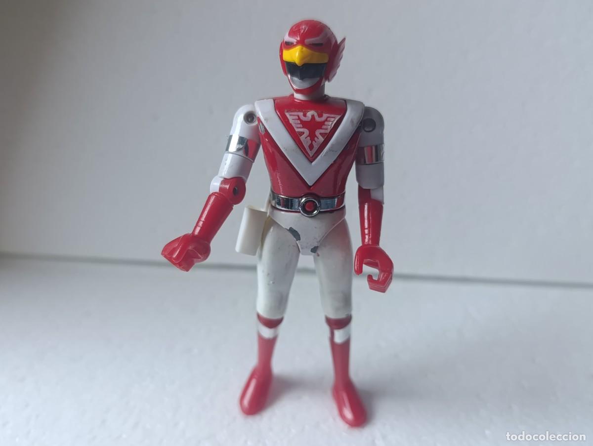 Figuras de acci&oacute;n: FIGURA DE METAL - BIOMAN ROJO - TAIWAN - BANDAI 1984 TOEI ( ROTOS DEDOS DE UNA MANO )
