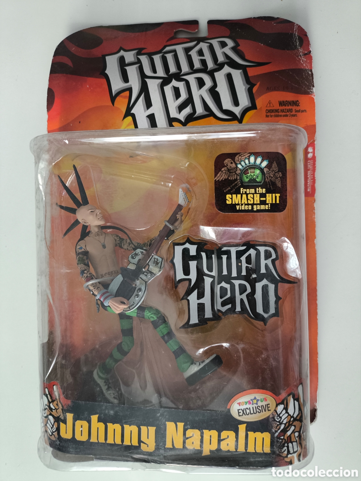 Figuras de acci&oacute;n: Figura Johnny Napalm pelo negro Guitar Hero McFarlane 2007 nuevo