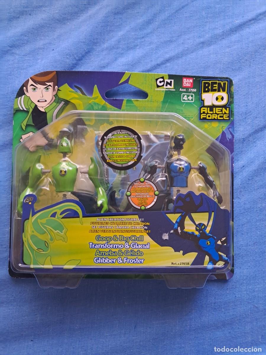 Figuras de acci&oacute;n: FIGURAS DE ACCION DE BEN 10 ALIEN FORCE &rdquo;AMEBA Y G&Eacute;LIDO&rdquo; MARCA BANDAI