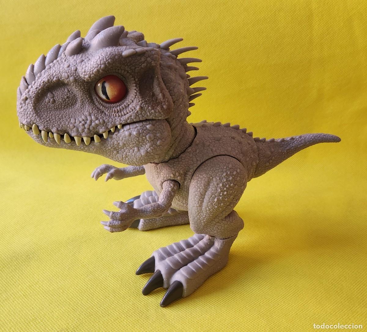 Figuras de acci&oacute;n: Bebe INDOMINUS REX Camp Cretaceous Feeding Frenzy JURASSIC WORLD DINOSAURIO Mattel 2020 FUNCIONA