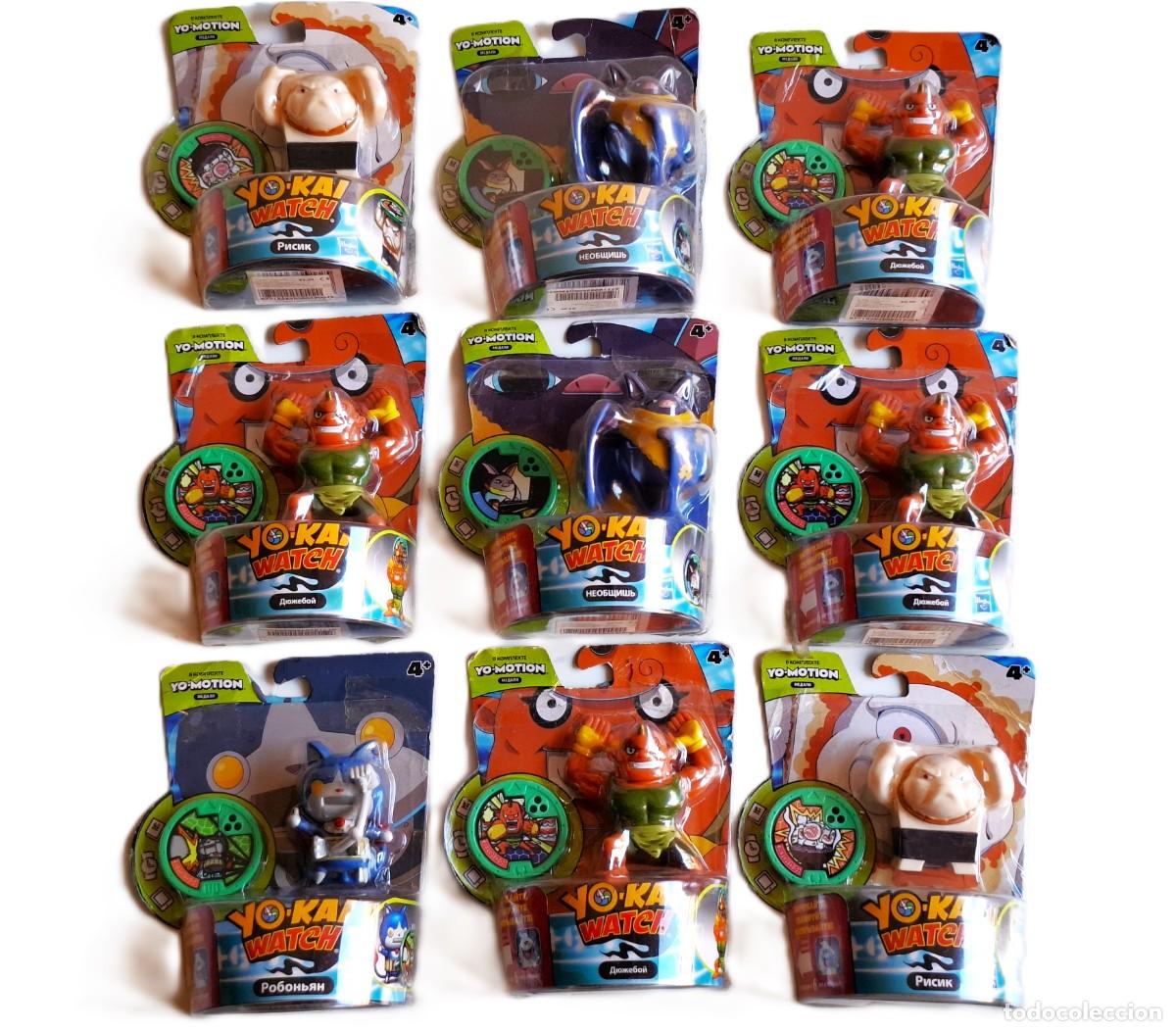 Action Figures: LOTE DE 9 YO-KAI WATCH - NUEVOS EN BLISTER