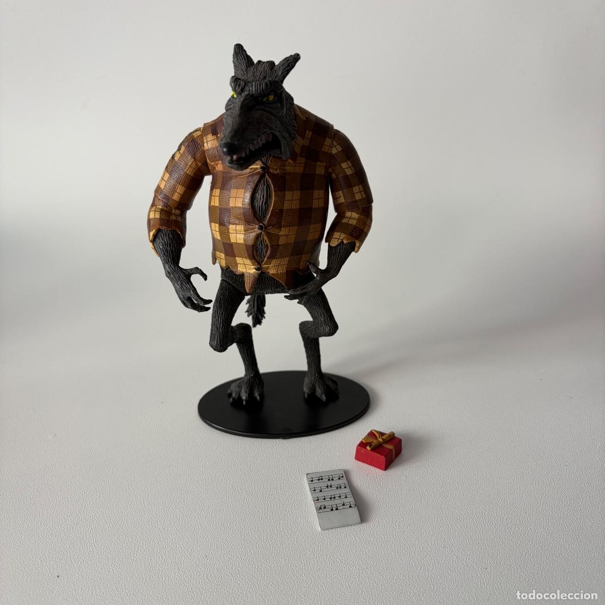 Figuras de acci&oacute;n: figura mu&ntilde;eco wolfman hombre lobo pesadilla antes de navidad neca 2005