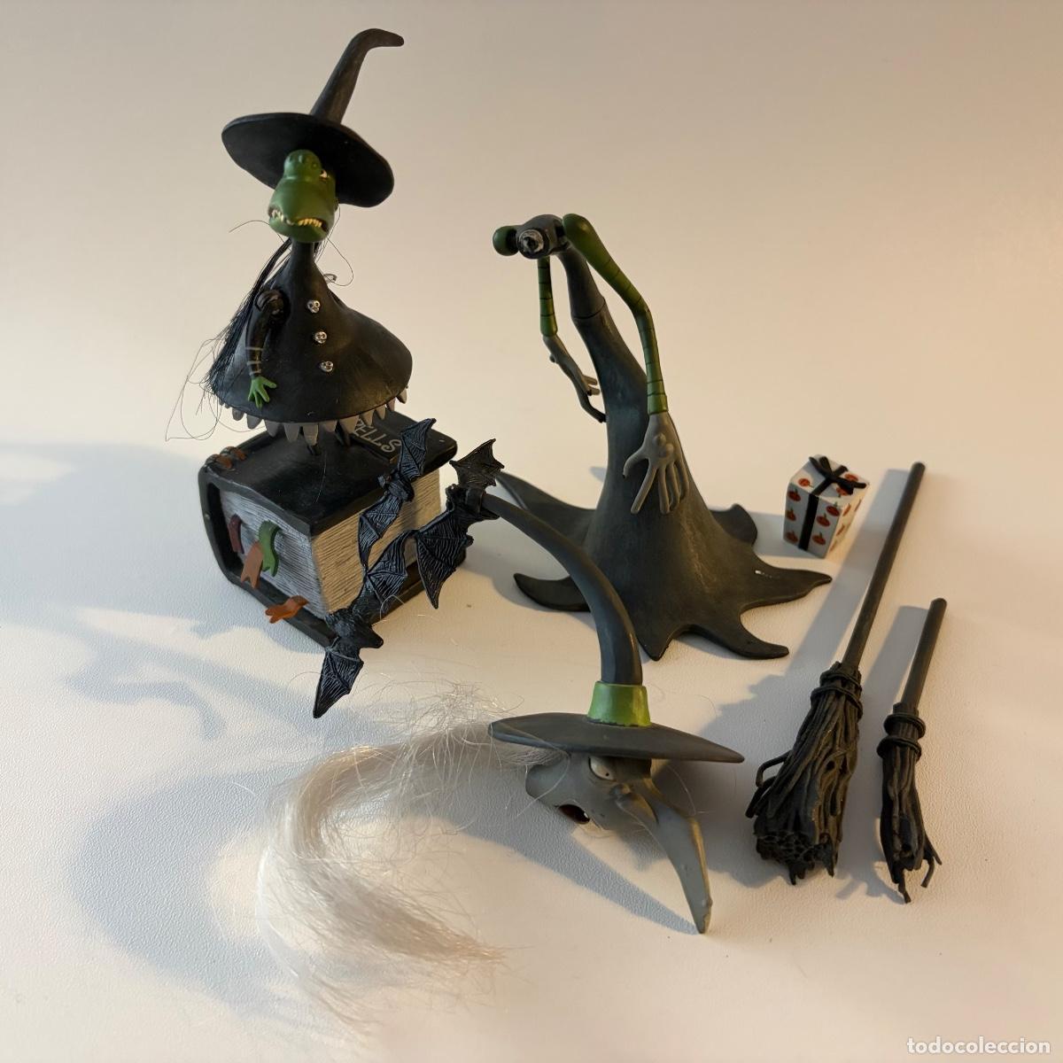 Figuras de acci&oacute;n: figura mu&ntilde;eco the witches brujas neca 2005 pesadilla antes de navidad accesorios