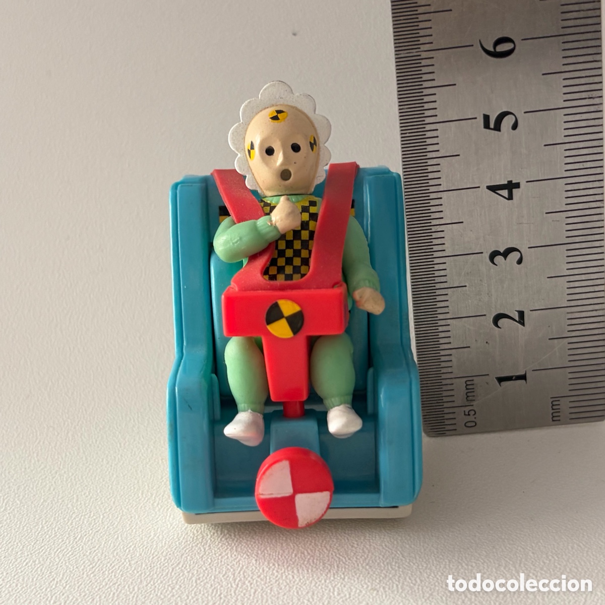 Figuras de acci&oacute;n: figura mu&ntilde;eco skid the kid crash dummies tyco 1991 asiento beb&eacute;