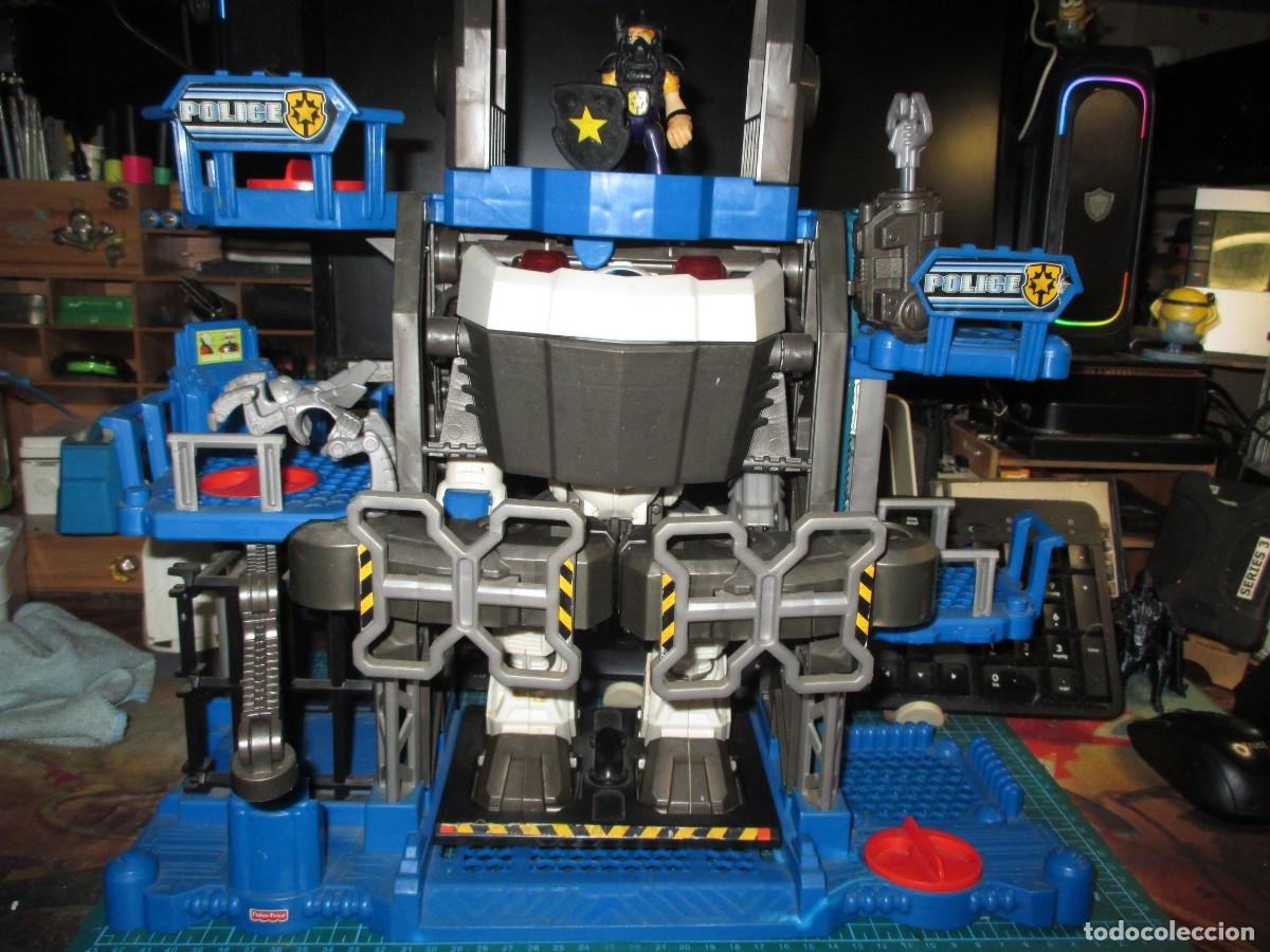 Figuras de acci&oacute;n: 880- Estaci&oacute;n Polic&iacute;a Robot Imaginext Fisher-Price (Muy buen estado mec&aacute;nico)